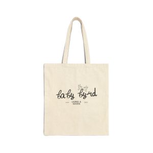 Baby Byrd Living and Goods Cotton Canvas Tote Bag
