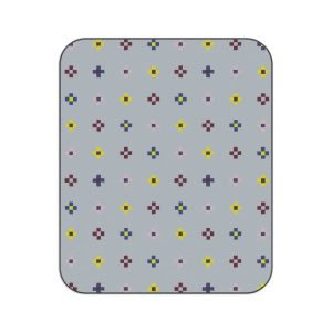As Above Blue Geometric Floral Picnic Blanket