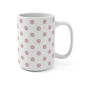 Pink Polka Dot Mug