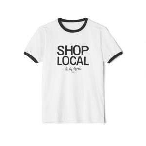 Shop Local Unisex Cotton Ringer T-Shirt