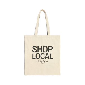 Shop Local Baby Byrd Living and Goods Cotton Canvas Tote Bag