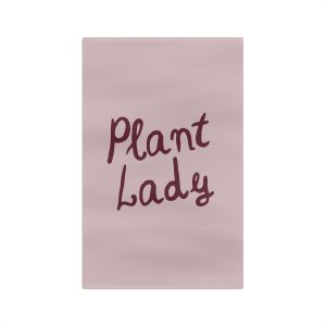 Plant Lady Pink Microfiber Kitchen Garden Hand Towel
