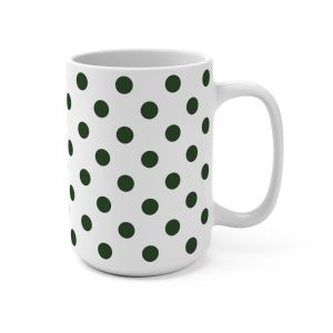 Green Polka Dot Mug